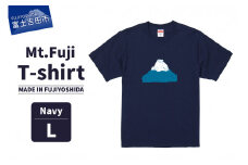 Mt.Fuji T-shirt《MADE IN FUJIYOSHIDA》Navy　Lサイズ