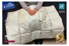 【羽毛ひざ掛け】ライト･グリーン 75×100㎝ 【創業100年】
