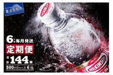 【6ヶ月お届け！】炭酸水 ウィルキンソン　タンサン（24本入）定期便 6回 アサヒ 強炭酸水 炭酸 炭酸飲料 水 炭酸水ウィルキンソン 山梨 富士吉田