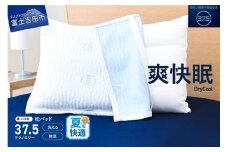 【爽快眠】DryCool 枕パッド  夏用 日本製 洗える 除湿 クール 快適 寝具 枕カバー ピローカバー DryCool 山梨 富士吉田