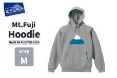 Mt.Fuji Hoodie《MADE IN FUJIYOSHIDA》Gray Mサイズ
