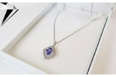 プラチナタンザナイトペンダント MJ824 ジュエリー ネックレス 宝石 ペンダント プラチナ 富士吉田 山梨