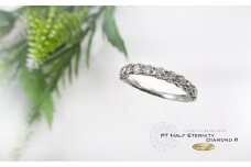 ハーフエタニティリング 1ct UP ダイヤモンドリング プラチナ 指輪 リング ジュエリー ダイヤ 宝石 ダイヤモンド PT ジュエリーリング プラチナリング 指輪アクセサリー 品質保証書付 KT-1066