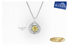 ナチュラルイエローダイヤモンド トゥインクルストーンペンダント プラチナ ツユ ネックレス ダイヤモンド ジュエリー アクセサリー 宝石 富士吉田 山梨