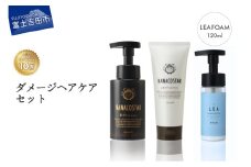 「ベストシャンプー10傑」トリートメント付き 選べるヘアケアセット【ダメージセット/LEAホイップ】