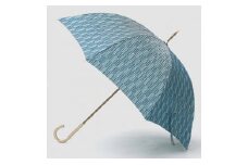 【槙田商店】晴雨兼用長傘　ノルディック　小枝　ブルー 傘 かさ 雨具 高級 晴雨 兼用 UV 日焼け ギフト ファッション  日傘 プレゼント 化粧箱 老舗