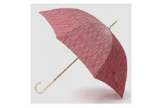 【槙田商店】晴雨兼用長傘　ノルディック　小枝　レッド 傘 かさ 雨具 高級 晴雨 兼用 UV 日焼け ギフト ファッション  日傘 プレゼント 化粧箱 老舗
