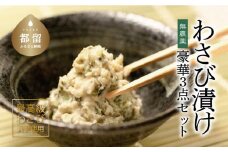 【無農薬】わさび漬け３点セット