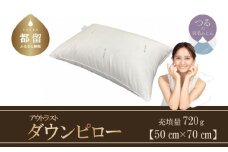【羽毛枕】ダウンピロー（アウトラスト）【大型サイズ：50cm×70cm】【サンモト】枕 羽毛まくら お昼寝パット 抱き枕  寝具 睡眠 快適 熟睡 快眠