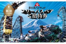 富士急ハイランド フリーパスペアご招待券 富士急 チケット ペア 利用券 フリーパス 2名1組 招待券 優待券 トーマスランド 遊園地 絶叫 リサとガスパールタウン リサガス 