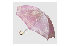 【槙田商店】晴雨兼用折りたたみ傘　kirie ドットフラワー　アメジスト 傘 かさ 雨具 高級 晴雨 兼用 UV 日焼け ギフト ファッション  日傘 プレゼント 化粧箱 老舗
