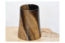 木製黒柿ペン立てビック AC028　手作り　木製品