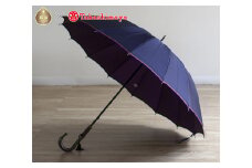 【小宮商店】甲州織「かさね」雨晴兼用長傘（ネイビー／パープル）【高島屋選定品】｜甲州織 甲州織傘 晴雨兼用傘 ＵＶカット加工 撥水加工 耐水加工 レディース