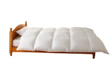 【専用】羽毛掛けふとん　ポーランド産ホワイトグースダウン93％ シングル（80番手・サテン）