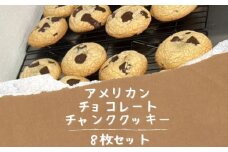 【CHUNK】アメリカン　チョコレートチャンククッキー8枚セット　アメリカン　クッキー　チャンク　おやつ　プレゼント　チョコ　ティータイム