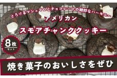【CHUNK】アメリカン スモアチャンククッキー 8枚セット　｜アメリカン　クッキー　チャンク　おやつ　プレゼント　チョコ　ティータイム