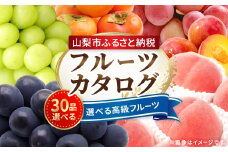 後からゆっくり選べる!フルーツカタログ30品選べる『プレミアムギフトカタログ』桃 シャインマスカット_ ギフト カタログ あとから選べる 山梨 桃 シャインマスカット フルーツ 果物 あとから セレクト スイーツ 米 日本酒 水 飲料 菓子 贈答 【1134573】