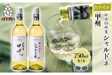 ワイン サントネージュワインが贈る シャルドネ 甲州 白ワイン 2本 セット_ ふるさと納税 ふるさと ワイン 甲州ワイン お酒 酒 アルコール 山梨県 山梨市 山梨 ギフト プレゼント 贈り物 人気 送料無料【1285313】