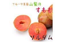 ＜大人気＞フルーツ王国やまなしの厳選!すもも(プラム)＜ソルダム＞秀品　約2kg入り【1297429】