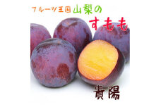＜大人気＞＜高級＞フルーツ王国やまなしの厳選!すもも＜貴陽プラム＞　秀品　約2.4kg入り【1297434】