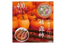 伝統の技・手揉みで丹精込めて作りあげた甲州名産 『枯露柿・3号』　約400g【1346196】