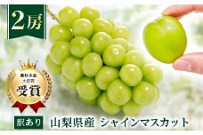 ＜訳あり＞シャインマスカット 2房 1kg以上【1456435】