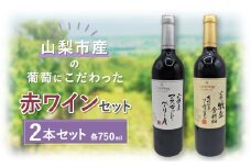 ＜山梨市産＞赤ワインセット(5)【1490190】