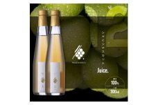 シャインマスカットジュース 300ml×2本 果汁100% ストレート スパークリングジュースセット【1495920】