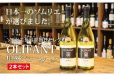 【ソムリエ長谷部賢氏セレクト】OLIFANT 甲州シュール・リー　2本セット【008-005】