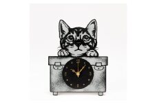 beautiful watch　ねこA(置き時計)【026-004】