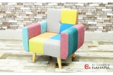 おしゃれでかわいい一人掛けソファー【ŌCUBE】ａスタイル【完成品開梱設置】【043-017】