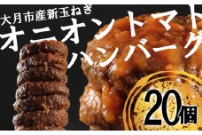 【先行予約】たっぷり！総重量3.4kg！オニオントマトソースハンバーグ（20個セット）