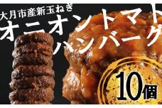 【先行予約】たっぷり！総重量1.7kg！オニオントマトソースハンバーグ（10個セット）