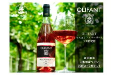 【山梨ワイン】蔵元直送「OLIFANTマスカット・ベーリーAロゼ樽発酵750ml×2本セット」