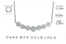 プラチナ ダイヤ ラインネックレス 0.3CT　N376DI-P