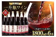 ワイン セット 赤ワイン 赤 葡萄の宴 赤 山梨県 名物 一升瓶ワイン 1.8L 1,800ml 6本 ワイン 軽口 一升瓶 レビューキャンペーン 山梨 晩酌 葡萄酒 10L 以上 / サン.フーズ / 山梨県 韮崎市 [20743106] 