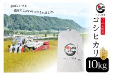 米 令和7年 新米予約 つぶら野米 コシヒカリ 八分搗き 10kg [つぶら野米 山梨県 韮崎市 20743370] こめ コメ お米 精米 こしひかり