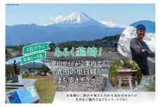 53-1.【あるく韮崎！】登山ガイドがご案内する武田の里 日帰りまち歩きチケット