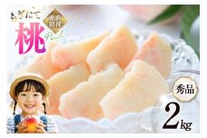【2026年発送】桃 山梨 秀品 朝どれ 大玉 約 2.0kg 4～6玉 朝獲れ もぎたて もも モモ フルーツ 果物 山梨県産 産地直送 期間限定 季節限定 冷蔵 農家直送 白鳳 夢みずき 浅間白桃 なつっこ 紅くにか 川中島白桃 [韮崎市桃農家の産直 山梨県 韮崎市 20745235]