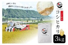 米 令和7年 新米予約 つぶら野米 コシヒカリ 白米 3kg [つぶら野米 山梨県 韮崎市 20743404] こめ コメ お米 精米 こしひかり
