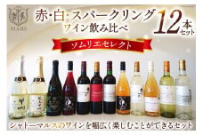 ワイン 赤 白 赤ワイン 4本 白ワイン 5本 スパークリング 3本 計12本 セット飲み比べ 日本ワイン 山梨ワイン マルスワイン マルスセレクト 冷蔵 スパークリングワイン ソムリエ セレクト ギフト 贈答 贈り物 お酒 酒 アルコール 洋酒 果実酒 [本坊酒造 マルス穂坂ワイナリー 山梨県 韮崎市 20743114]