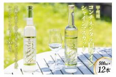 ワイン (コンチネンタル日本ワイン) シャインマスカット 500ml 12本 計6L 酒 お酒 洋酒 日本ワイン 果実酒 白ワイン ぶどう マスカット ブドウ 葡萄 白 甘口 フードロス 支援 農家支援 飲み物 飲料 山梨 国産 お祝い 誕生日 パーティー 限定生産品 送料無料 [サン.フーズ 山梨県 韮崎市 20743657] 