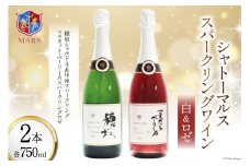 ワイン 白 ロゼ スパークリング 白ワイン 辛口 「穂坂シャルドネ&甲州スパークリング」750ml 1本 ロゼワイン やや甘口 「マスカット・ベーリーＡスパークリングロゼ」750ml 1本 日本ワイン 山梨ワイン シャトーマルス マルスワイン 計 2本 1500ml ワインセット ピンク フルーティー 発泡酒 果実酒 お祝い 誕生日 レビューキャンペーン [まあめいく 山梨県 韮崎市 20743675] 