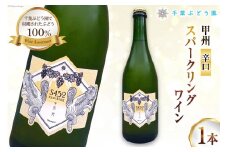 ワイン 白 辛口 スパークリング S452 山梨ワイン 甲州 泡 スパークリングワイン 微発砲 750ml 1本 白ワイン 三之蔵 お酒 酒  甲州 わいん wine 洋酒 果実酒  飲料 [千葉ぶどう園 山梨県 韮崎市 20742710]