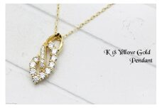 ネックレス K18YG イエローゴールド ダイヤモンド 0.38ct レディース ペンダント【f134-d-k18yg】 [株式会社オーダーメイドジュエリーメイ 山梨県 韮崎市20743776] アクセサリー アクセ ジュエリー ダイヤ