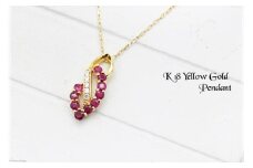 ネックレス K18YG イエローゴールド ルビー ダイヤモンド 0.05ct レディース ペンダント【f134-rd-k18yg】 [株式会社オーダーメイドジュエリーメイ 山梨県 韮崎市 20743780] ジュエリー アクセサリー アクセ ダイヤ 