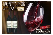 【数量限定】ワイン 赤  フルボディ 赤ワイン 穂坂三之蔵ルージュ750ml ビンテージ2018・2019 （2本） セット 山梨ワイン 日本ワイン wine わいん お酒 酒 洋酒 果実酒 ヴィンテージ ワインセット 飲み比べ アルコール度 13% [株式会社まあめいく 山梨県 韮崎市 20742970] 