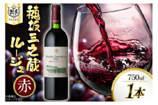 ワイン 赤 フルボディ 穂坂三之蔵ルージュ 750ml 1本 ワイン わいん お酒 酒 Wine  洋酒 アルコール度 13％ 果実酒 メルロー カルベネ ソーヴィニヨン [本坊酒造株式会社マルス穂坂ワイナリー 山梨県 韮崎市 20743924] 
