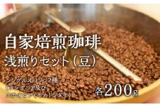 1.2-9-3 自家焙煎珈琲 浅煎りセット（豆）　ALPBE001