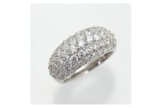 170-9-1 指輪 PT900 プラチナ ダイヤモンド 計 2.0ct パヴェ リング 幅広 【 f046-pt 】　※8.5号　ALPAZ078-8_5